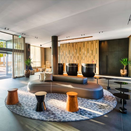 Lobby view of Park Plaza Budapest