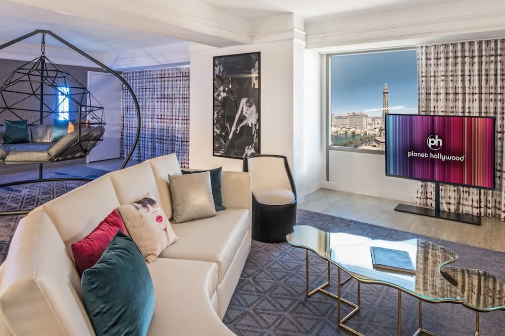 Living room view of Planet Hollywood Resort & Casino