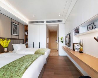 M Yuju Executive Apartment (Shenzhen International Convention and Exhibition Center) - Shenzhen - Bedroom