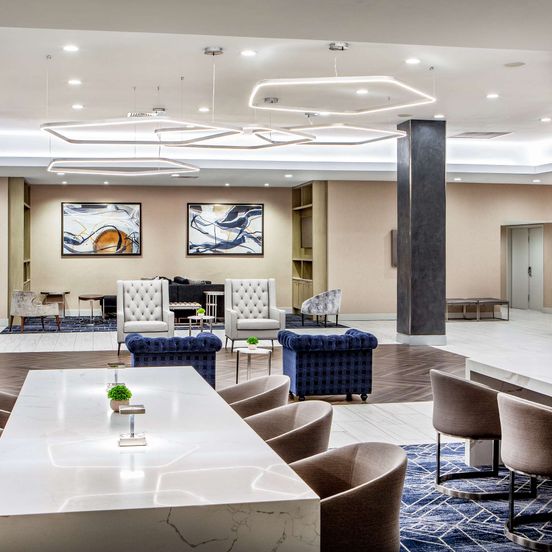 Lobby view of DoubleTree by Hilton Washington DC North Gaithersburg