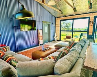 Pool, pickleball, gathering spaces in the wine country - Johnson City - Living room
