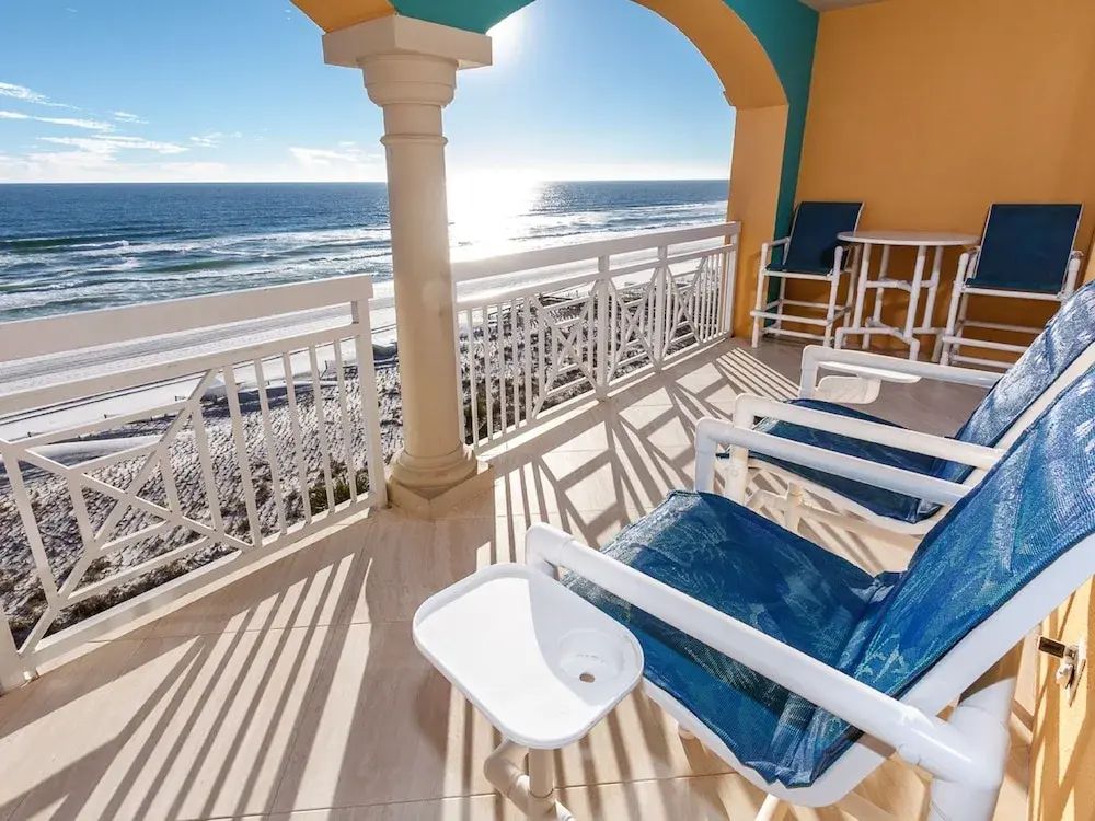 Azure Beach Resort by Panhandle Getaways - Fort Walton Beach - Balkon