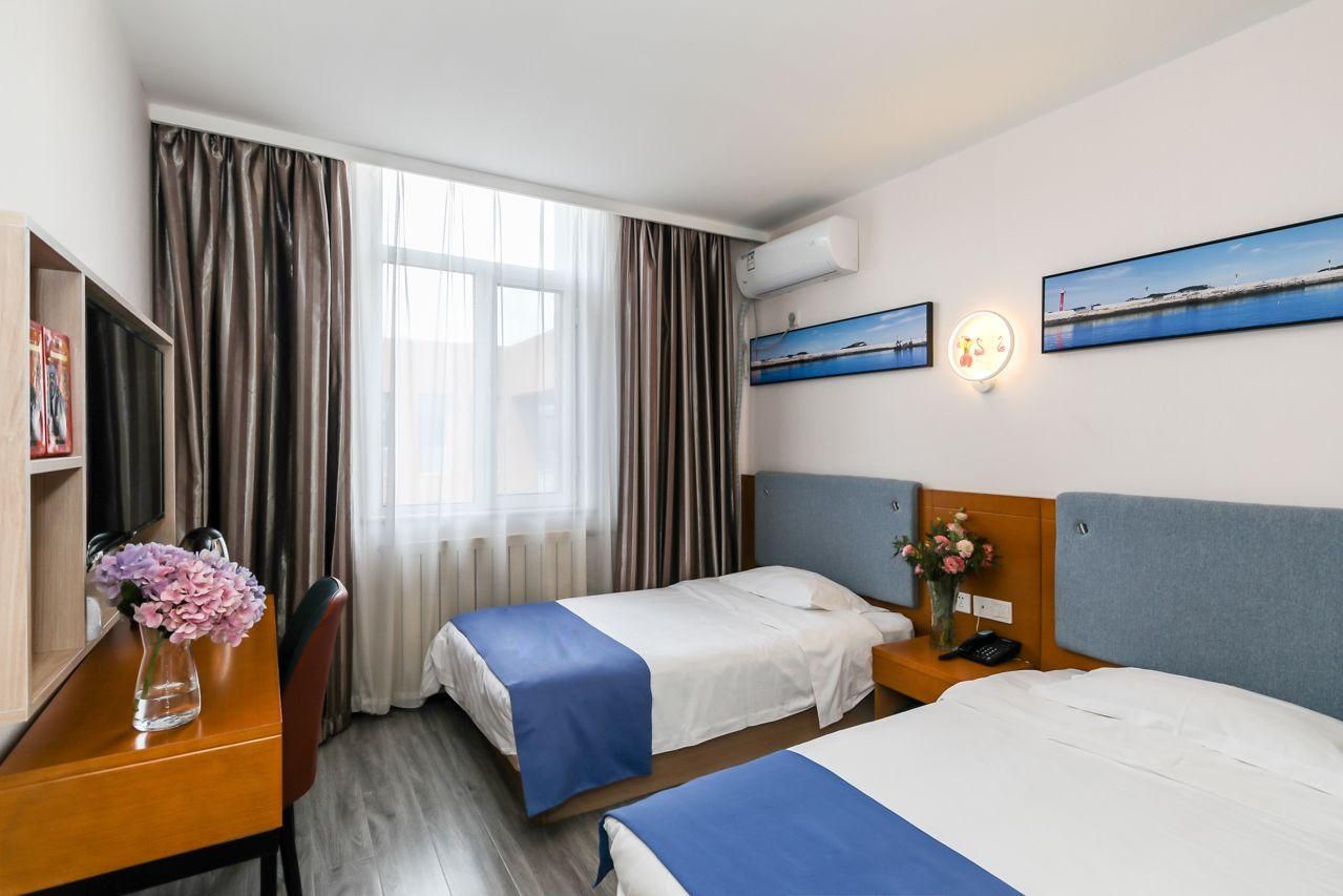Ruimo Cloud Hotel (Tianjin Binhai International Airport store) - تيانجين - غرفة نوم