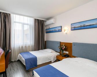 Ruimo Cloud Hotel (Tianjin Binhai International Airport store) - تيانجين - غرفة نوم