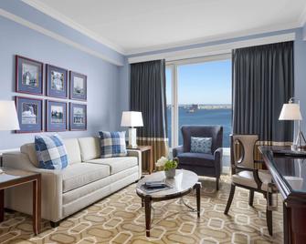 بوسطن هاربور هوتل - بوسطن - غرفة معيشة