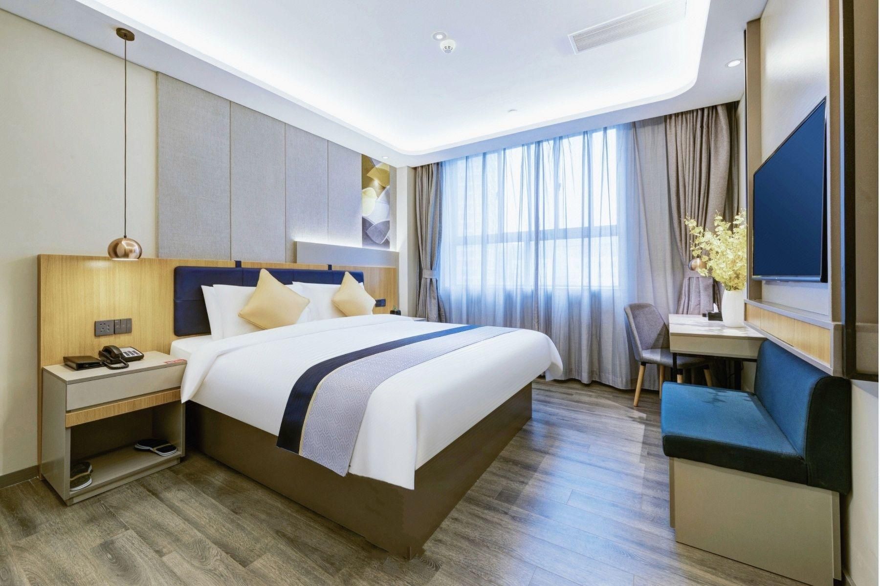 Home Inn Selected Xi'an High-Tech Zone Dazhai Road Yanpingmen Metro Station - שי-אן - חדר שינה