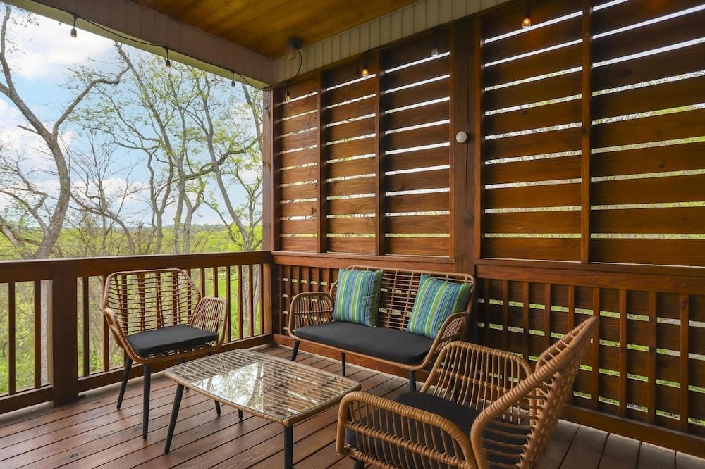Bna Blue Luxe Retreat Near Airport + Sleeps Big - ناشفيل (تينيسي) - شرفة