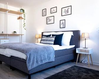 Helles Design-Appartement an der Messe - Essen - Bedroom