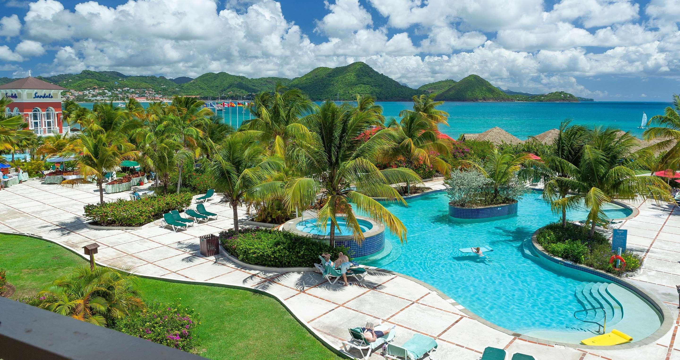 view from Gordon's Over-The-Water restaurant - Picture of Sandals Grande St  Lucian, St. Lucia - Tripadvisor