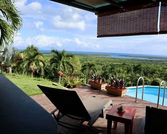 Private Pool Bar in Paradise with Panoramic Caribbean View! a/c, WiFi, perfect! - Vieques - Balkón