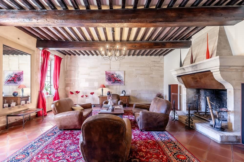 Domaine De Rhodes B&b - Avignon - Wohnzimmer