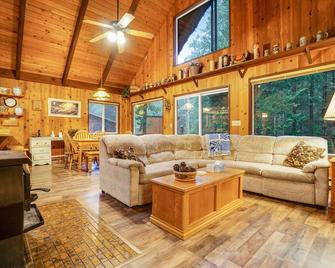 Cozy & Quiet Cabin w/ Natural beauty - Prime Locale on Southern Lopez Island - Lopez Island - Living room