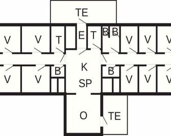 20 person holiday home in Herning-By Traum - Herning - Floorplan