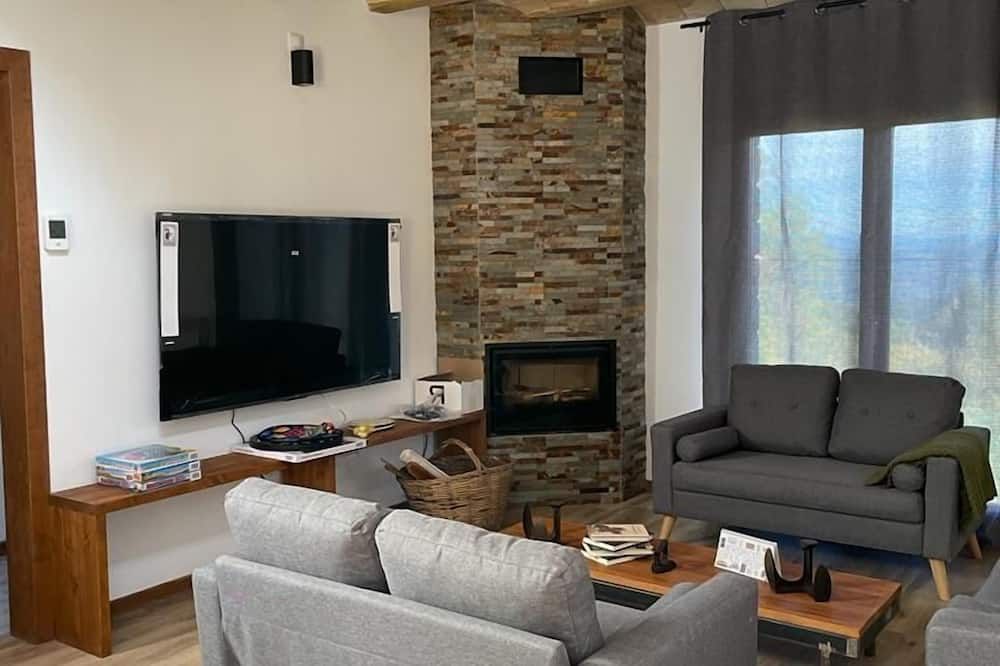 Casa De Les Escoles, Espinalbet - Alberga - Castellar del Riu - Living room