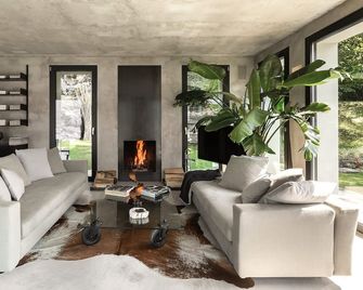 Luxury Villa Torno - Lake Como Unique View & Pool Among The Quarry Rocks - Torno - Sala de estar