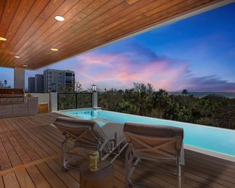 Siesta Beachfront Paradise - Infinity Pool & Spa - Sarasota - Parveke