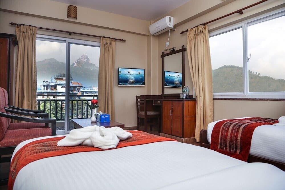 Pokhara Crown Plaza - פוחארה - חדר שינה