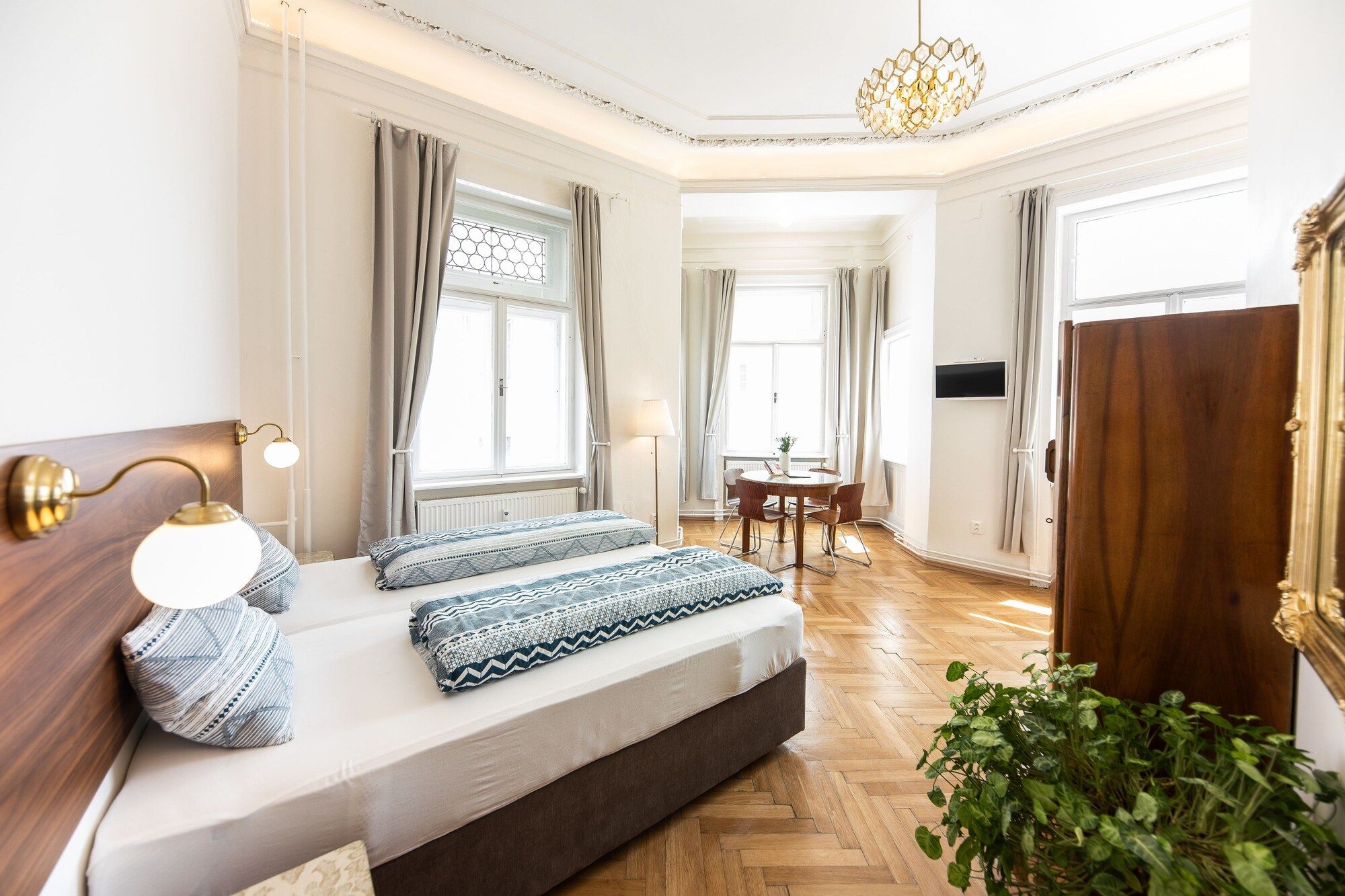 هوتل آند أبارتمنتس جاكوب - برنو - غرفة نوم