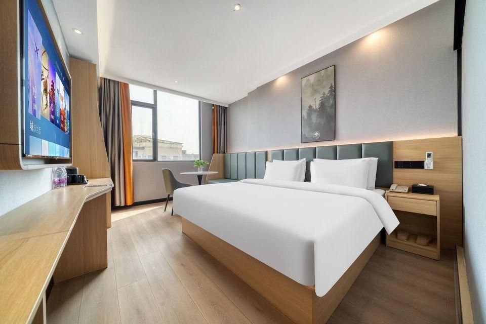 Greentree Inn Shanghai South Zhangyang Road West Changjiang Road - شنغهاي - غرفة نوم
