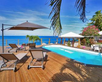 Villa VAIANA Saint Pierre Martinique feet in the water swimming pool sea view - Saint-Pierre - Piscina