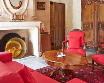 Hotel Manoir de Mathan - Crepon - Sala de estar