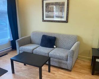 Bright 1 BDM Apt near airport/restaurants/transit + hideabed /freestreet parking - Thunder Bay - Living room