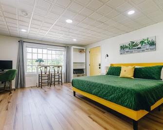 The Little Lemon Studio | King Bed | Office Space | Walk to Winthrop - Rock Hill - Bedroom