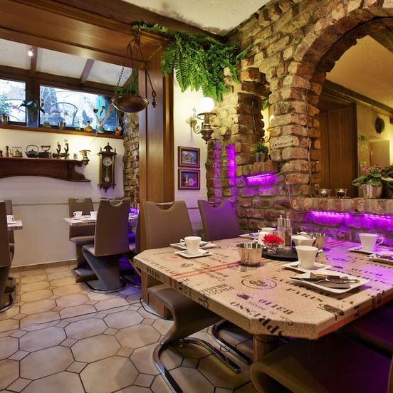 Dining room view of Hotel Müller Köln