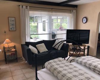 Charming apartment with terrace near Center Parcs Bostalsee dog welcome - 諾費爾登 - 客廳