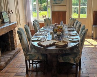 Le Manoir de Conteville - Veulettes-sur-Mer - Comedor