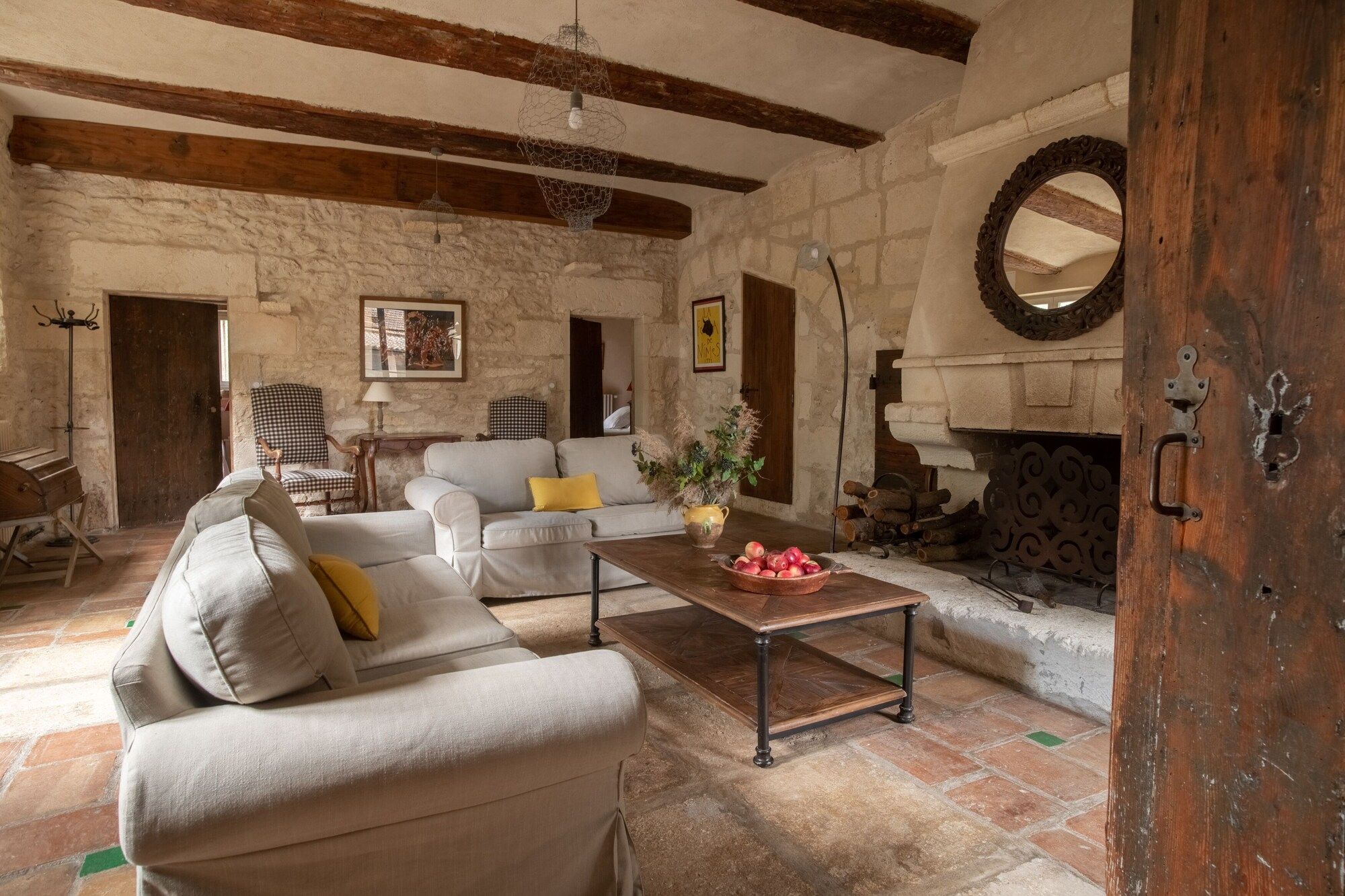 Hotel Et Appartements Domaine Des Clos - Teritoria - Beaucaire - Obývací pokoj