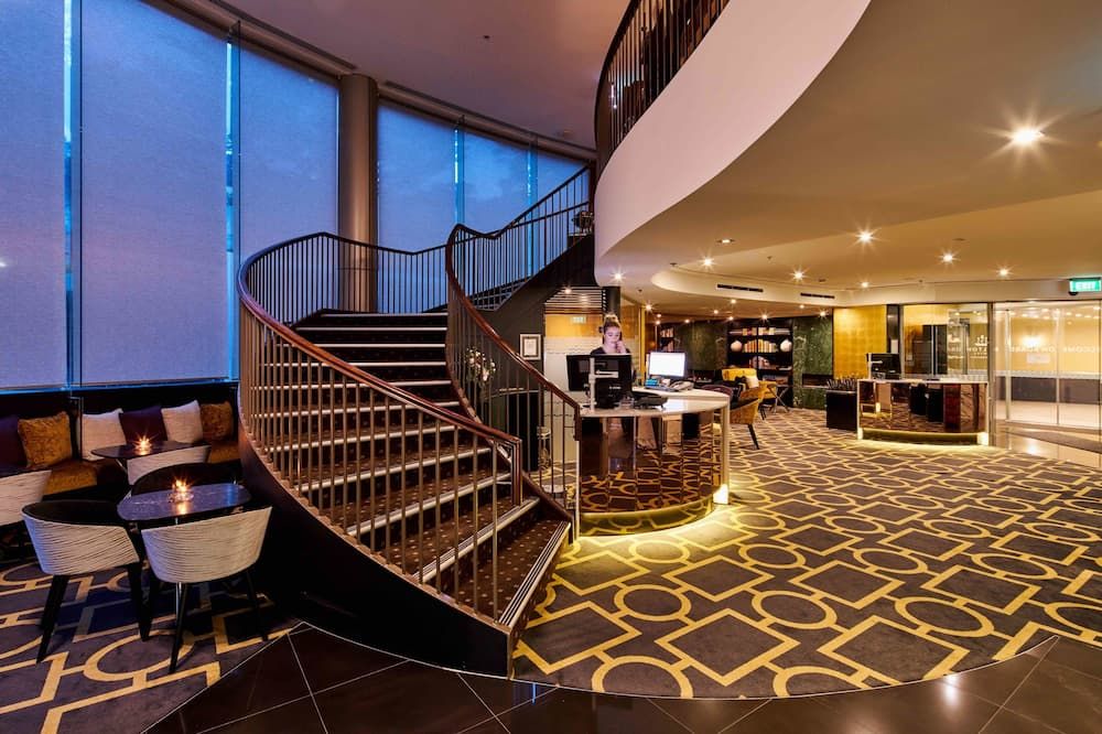 Lobby view of Bolton Hotel