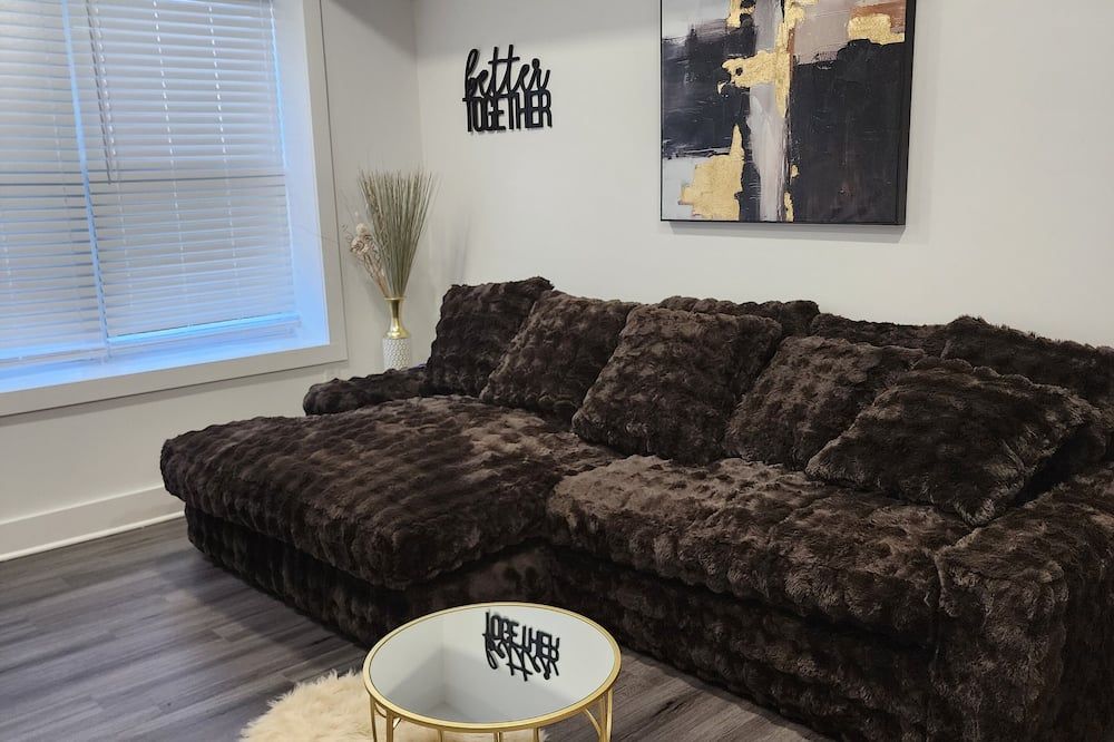 Charming 1-bedroom apartment in Detroit with AC, WiFi - Detroit - Sala de estar