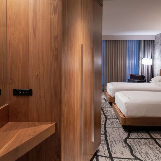 Bedroom view of The Charter Hotel Seattle, Curio Collection By Hilton