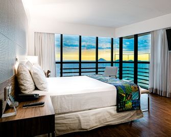 Arena Leme Hotel - ריו דה ז'ניירו - חדר שינה