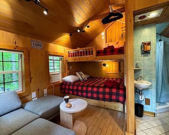 Three lovely Cabins nestled in the woods one minute from Sugarbush Resort - Warren - Ložnice