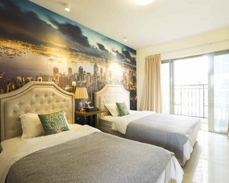 يومي أبارتمنت شوجوانج جاوبا - غوانغزهو - غرفة نوم