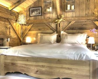Hôtel Les Chalets de Philippe avec Jacuzzis Privatifs - Chamonix - Habitación