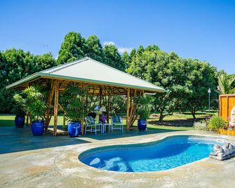 Beautiful Tropical Style Custom Home With Pool - Pepeekeo - Piscina