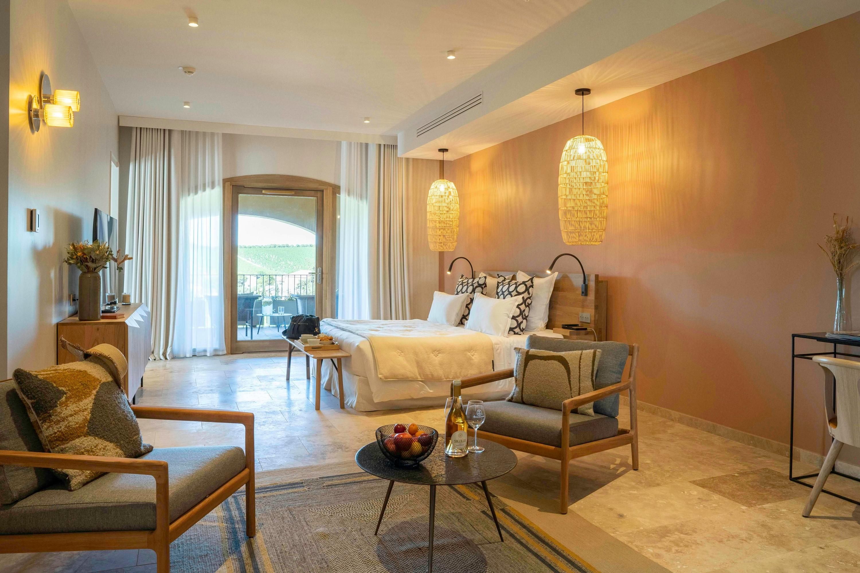 Château L'Hospitalet Wine Resort Beach & Spa - נארבון - חדר שינה