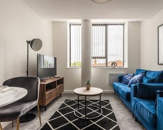 Modern 1 Bed Apartment in Central Retfor - Retford - Вітальня
