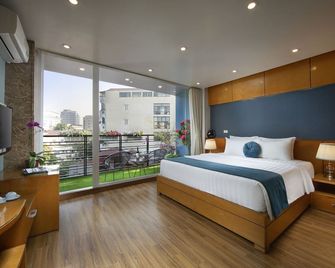 Hanoi Lotus Boutique Hotel - האנוי - חדר שינה