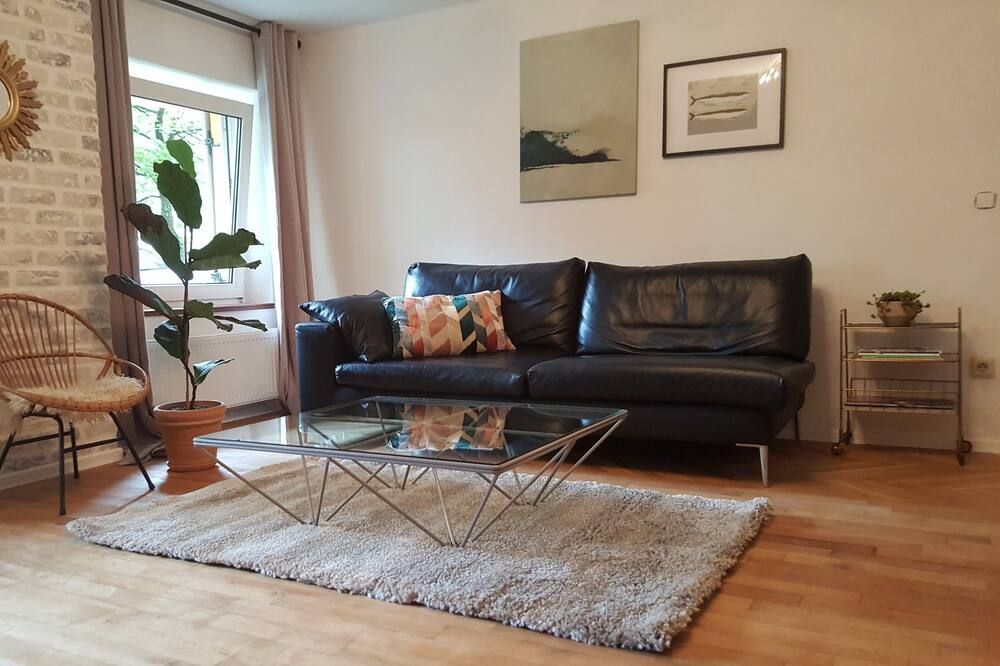 Top Location: Bogenhausen Designer apartment - ميونخ - غرفة معيشة