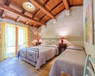 Room 'Masseria Copertini - Cervo' with Private Terrace, Wi-Fi and Air Conditioning - Vernole - Camera da letto