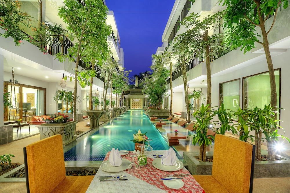 غولدن تيمبل ريتريت - سيم ريب - حوض السباحة