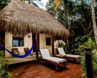 Hotel Rancho Encantado - Bacalar - Patio