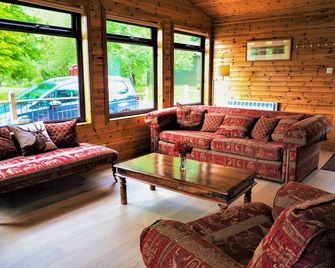 Buzzard - a beautiful 4 star holiday chalet surrounded by a true Highland landscape that can sleep - Crianlarich - Salon