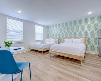 Beach House Paradise Studio Apartment 2 Beds - Galveston - Habitación