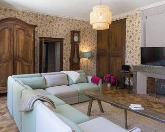 Domaine de Bousquetou: a 17th-century manor house - 생뛰토뻬드본 - 거실