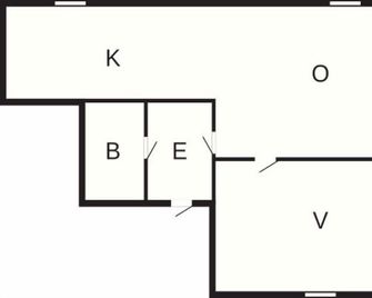 3 Person Holiday Home In Lysekil - Lysekil - Floorplan